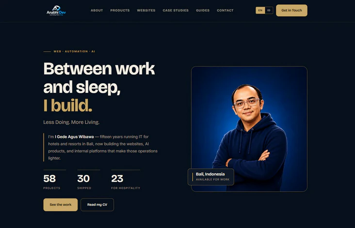 Anabhi Dev homepage